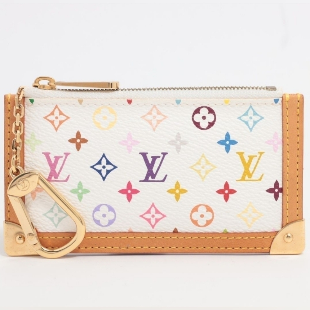 Authentic Louis Vuitton Multicolor Pochette Keys